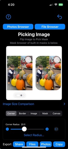 RoundedPic screenshot
