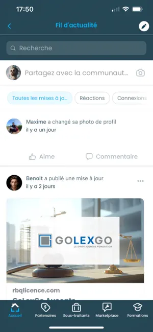GSC Réseau Construction screenshot 2