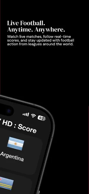 Football Live TV HD : Score screenshot 2