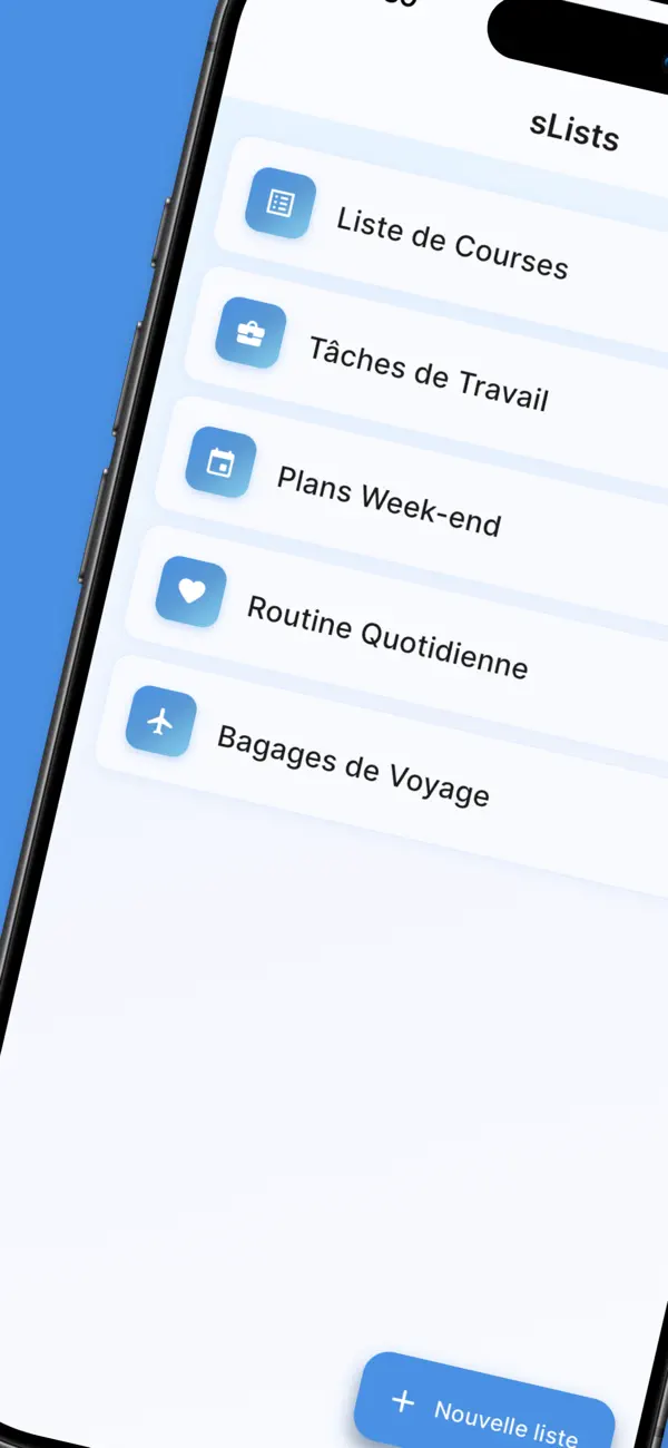 Screenshot #1 pour sLists - Listes et Tâches