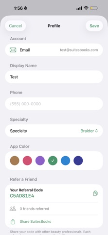 SuitesBooks screenshot