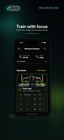 EYO Time Tracker screenshot