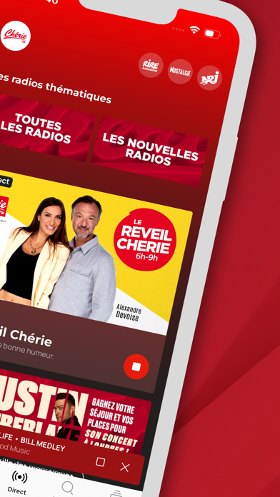 Screenshot #2 pour Chérie FM : Radios & Podcasts