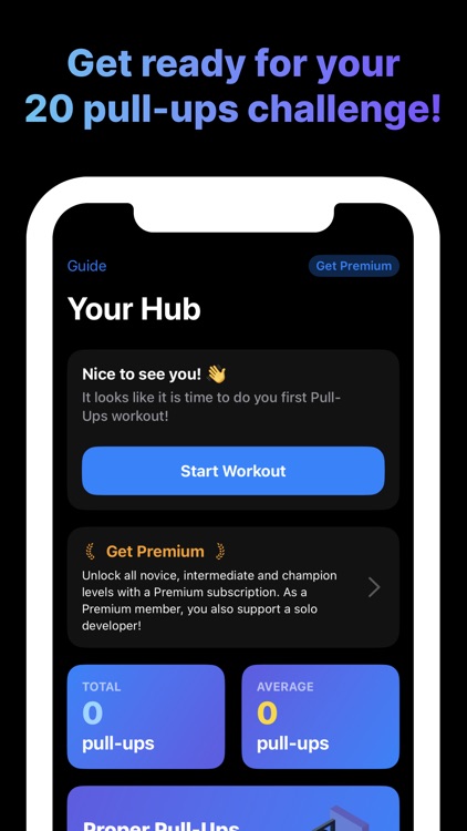 PullUps 20: Pull-Up Challenge
