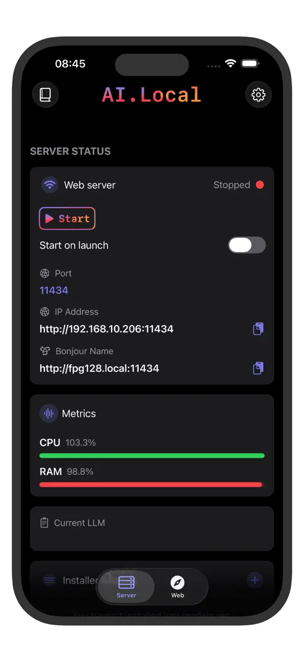 #2. ai.local (iOS) Ved: Bruno Wernimont