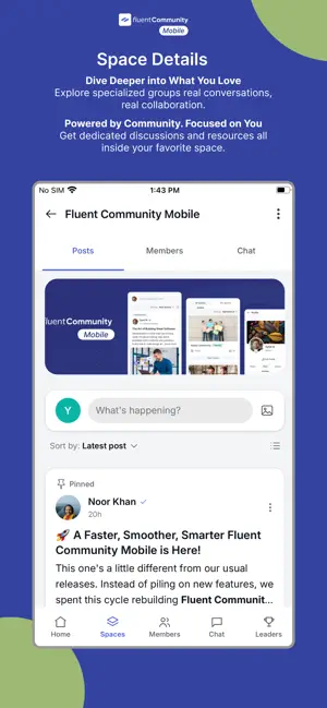 Fluent Community Mobile screenshot 1