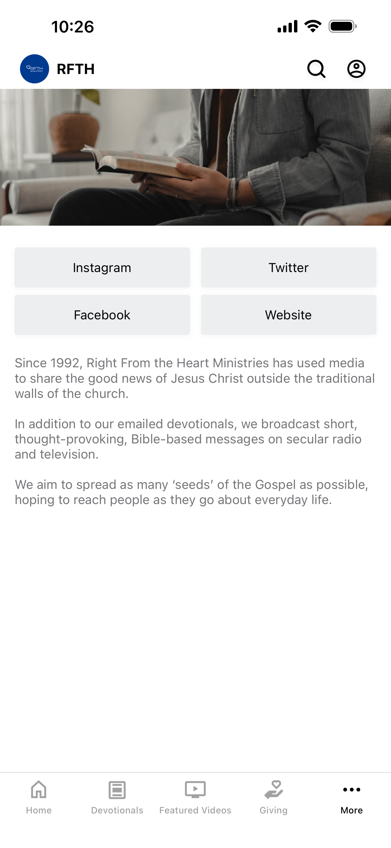 Right From The Heart Ministry screenshot 5
