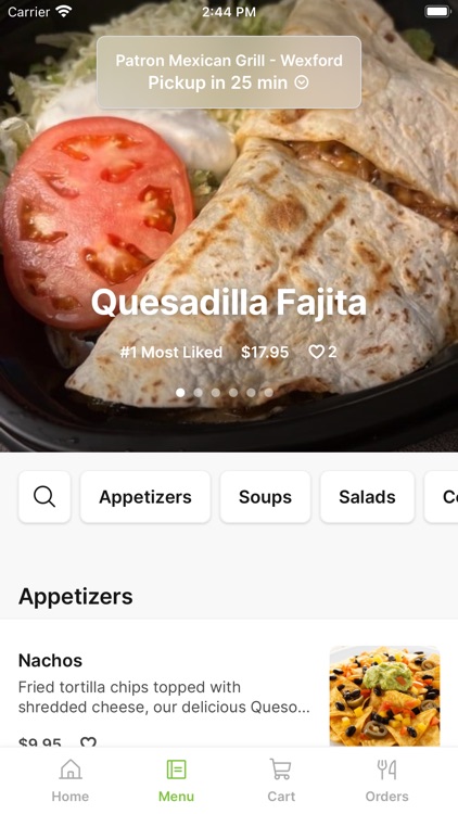 Patron Mexican Grill To Go