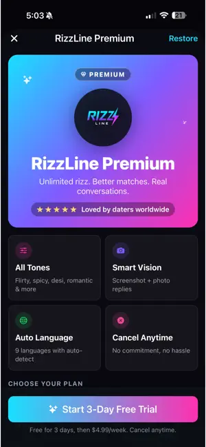 RizzLine screenshot 3