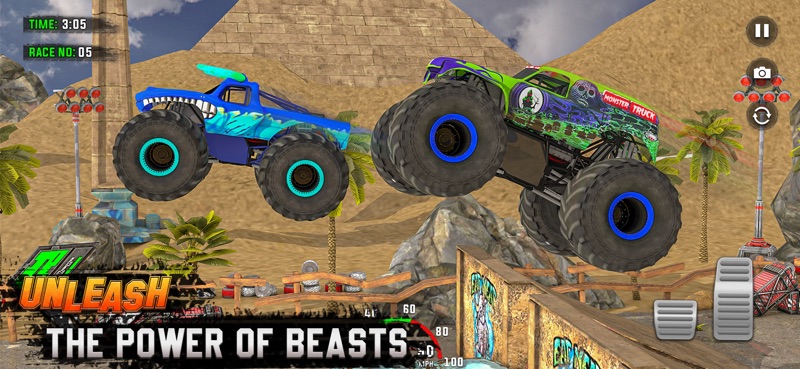 Juego de Camiones Monstruo screenshot 7