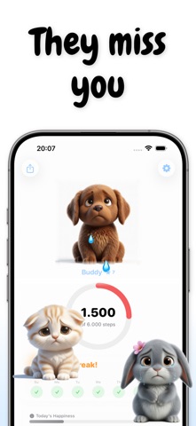 Pawcer - Walk My Digital Pet iPhone screenshot