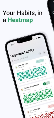 Daymark Habits iPhone screenshot