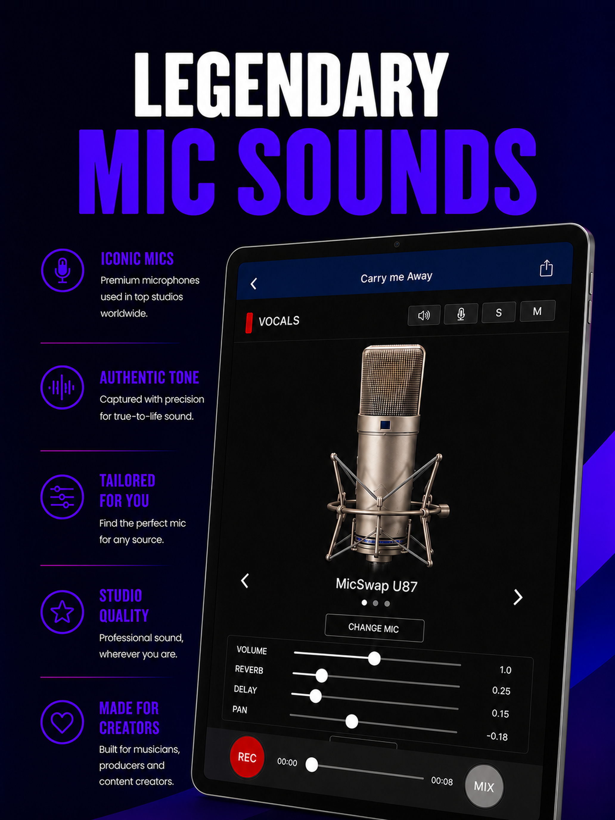 MicSwap MultiTrack: Mic Studio screenshot 12