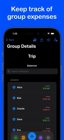 Tab Tally - Split Group Bills screenshot
