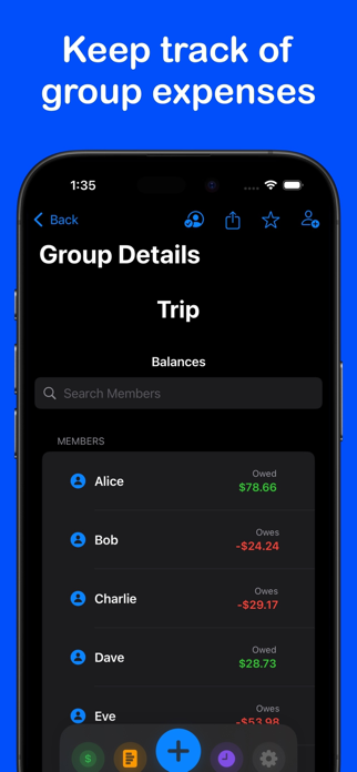 Tab Tally - Split Group Bills Screenshot 1 of 10