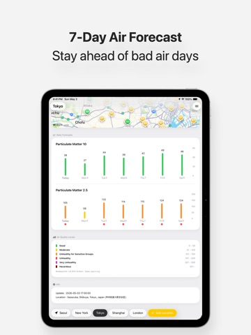 Dusty - Air Quality Visuals iPad screenshot