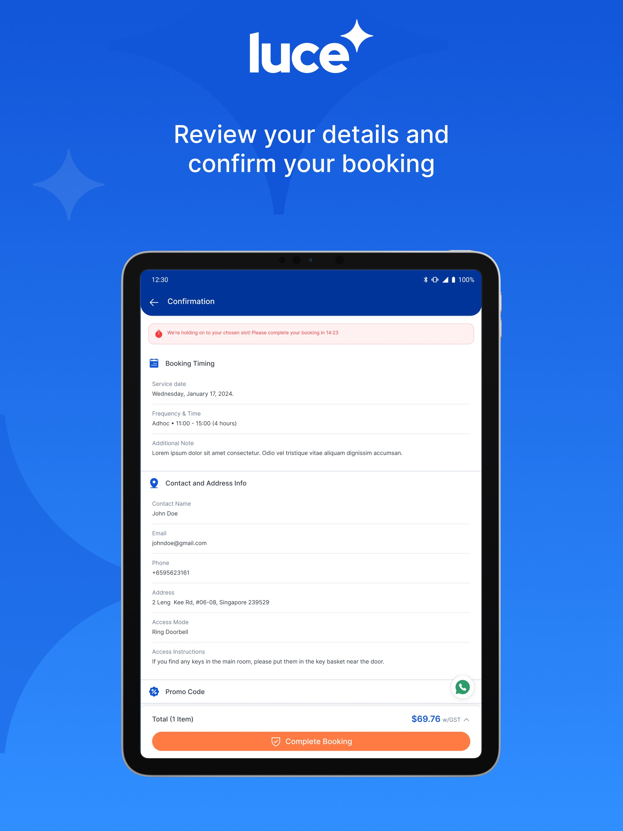 Luce - Home Services Super App
