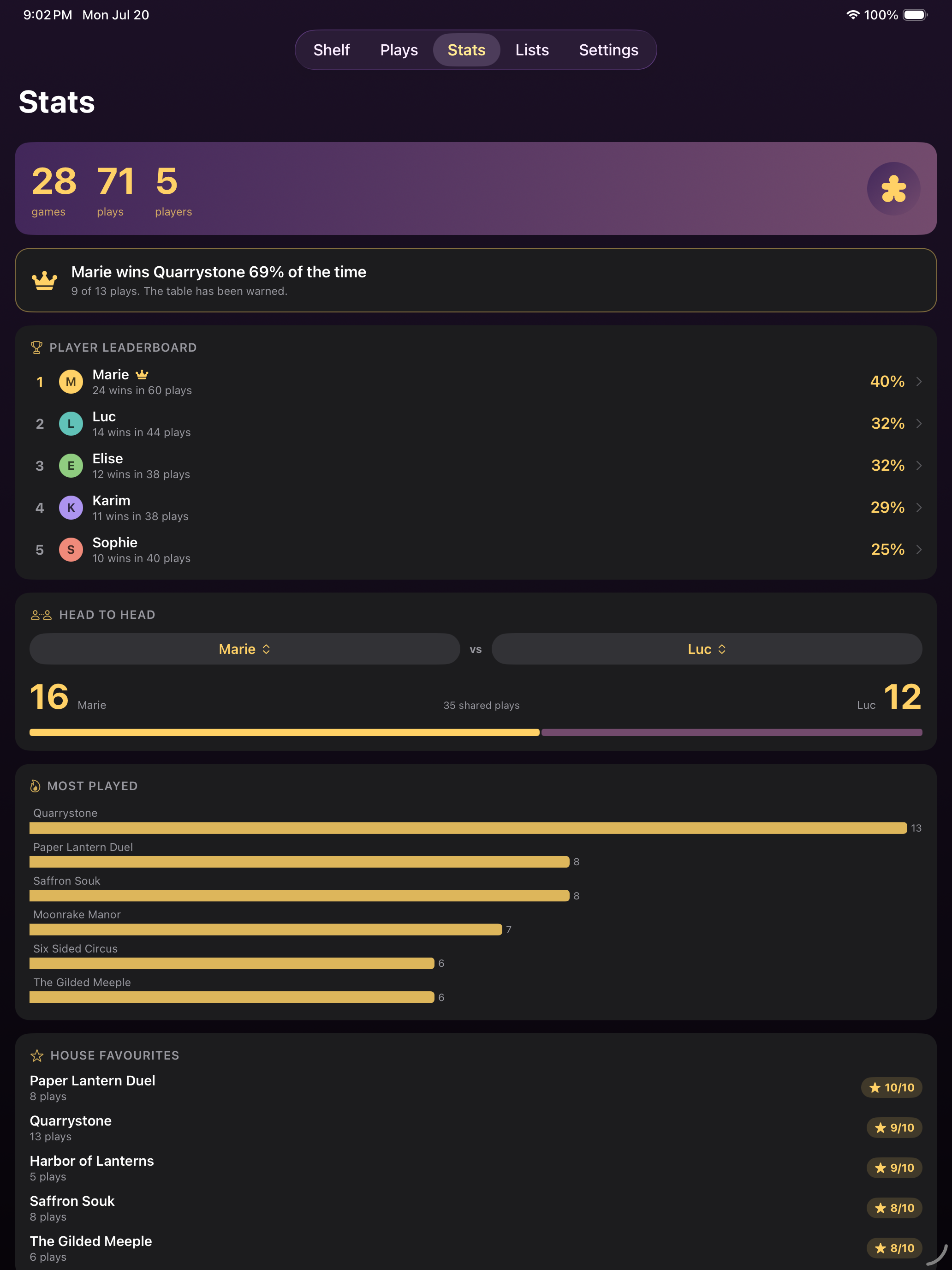 BoardShelf: Game Collection screenshot 8