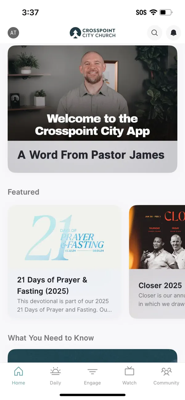 Screenshot #1 pour Crosspoint City Church