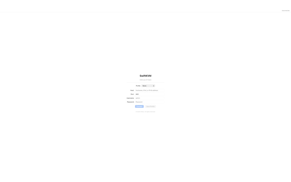 #1. SwiftKVM (macOS) Por: Alastair Bor