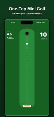 Tap Putt: Mini Golf Game iPhone screenshot