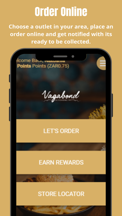 Vagabond Kitchens. Screenshot