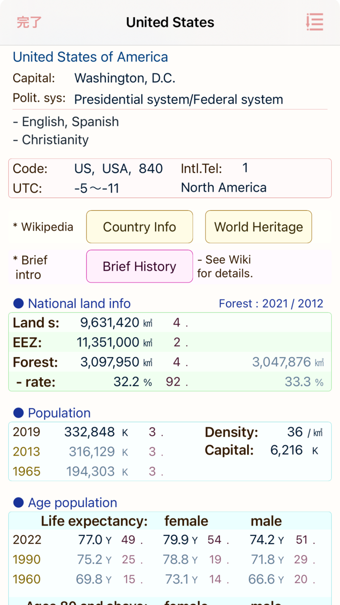 World Statistics and Rankings