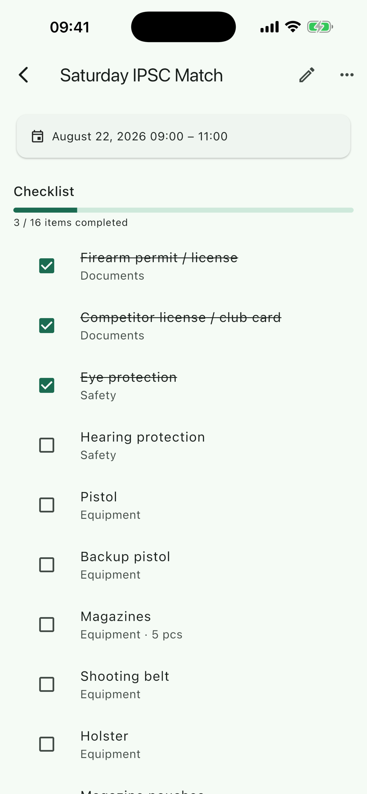 Range Prep screenshot 2