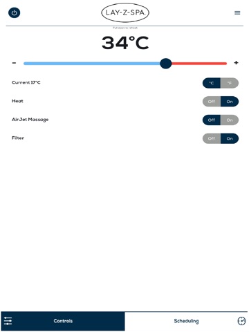 Lay-Z-Spa WiFi App iPad screenshot 7