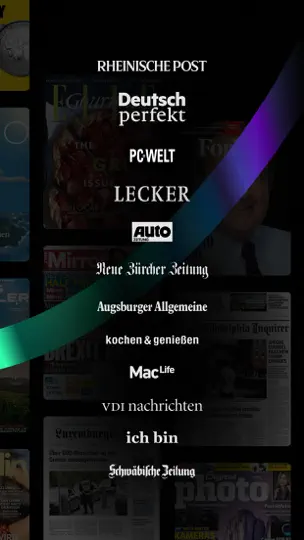 Screenshot von PressReader: News & Magazine auf dem iPhone 4