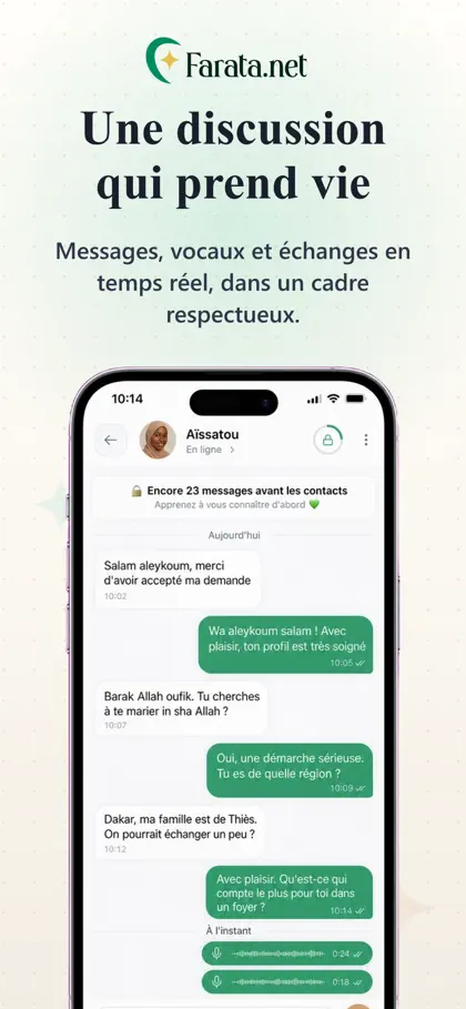 Screenshot 4 di 5 di Farata: Muslim Dating