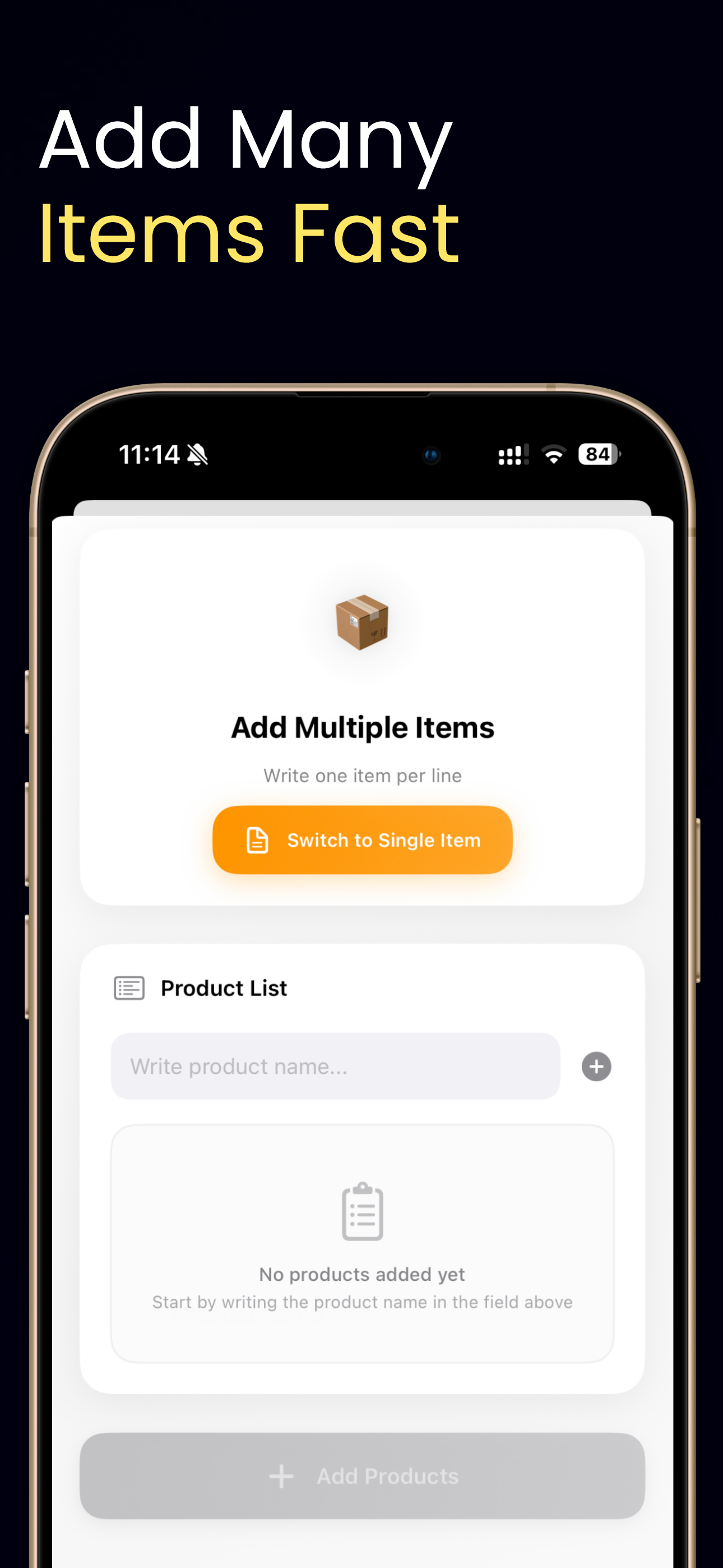 Simplio Shopping List