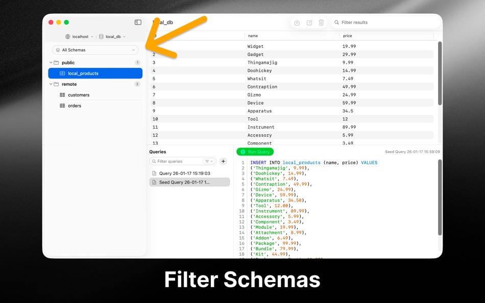 #10. PostgresGUI (macOS) 게시자: Fikri Ghazi