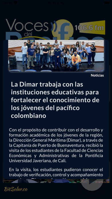 Voces del Pacifico Screenshot