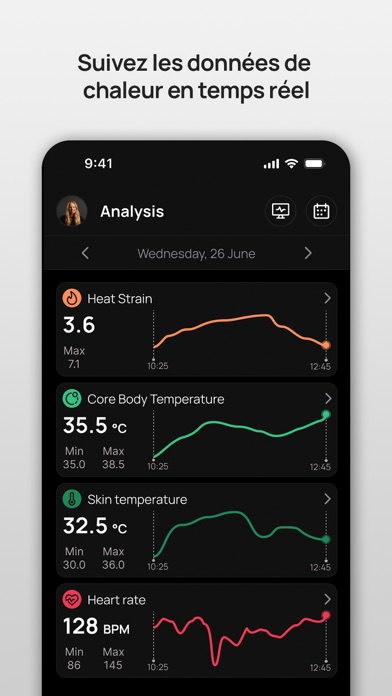 Screenshot #3 pour CORE capteur thermique