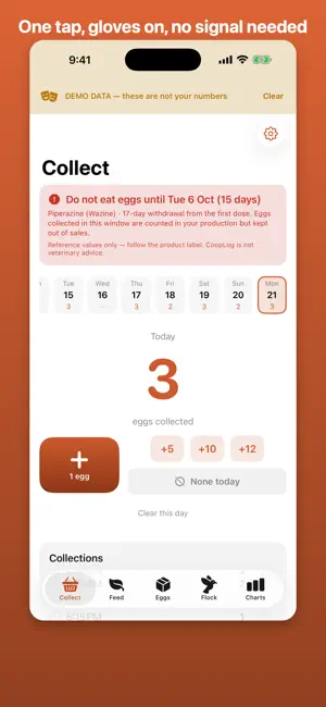 CoopLog: Chicken Egg Tracker screenshot 1