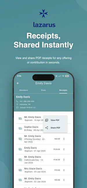 lazarus App screenshot 3