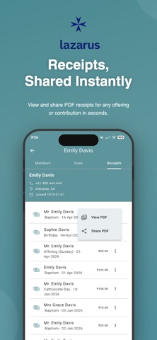 lazarus App screenshot