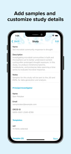 NMDC Field Notes screenshot 2