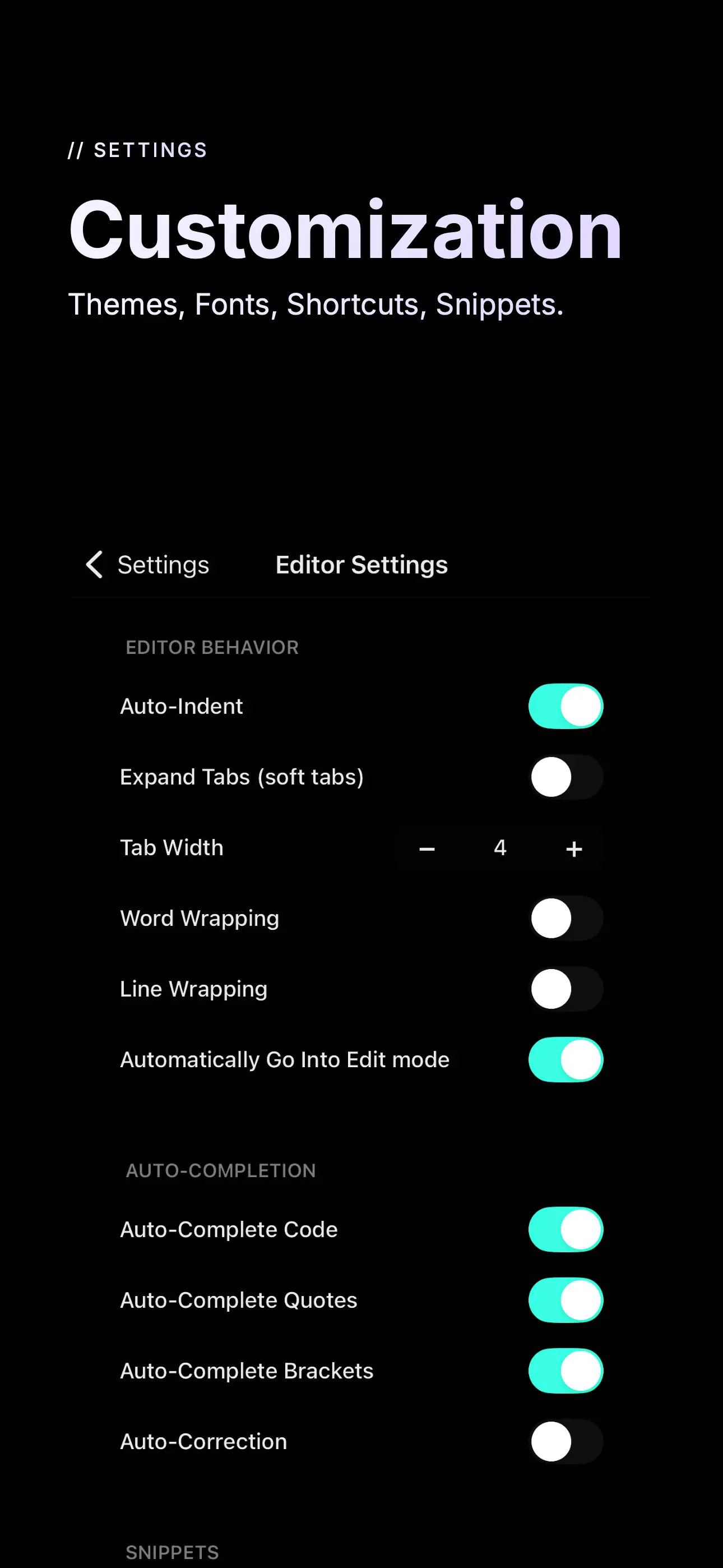Buffer Editor - Code Editor screenshot 6