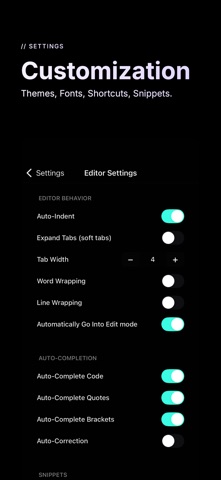 Buffer Editor - Code Editor screenshot