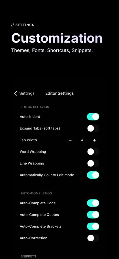 Buffer Editor - Code Editor ekran görüntüsü 6 / 6