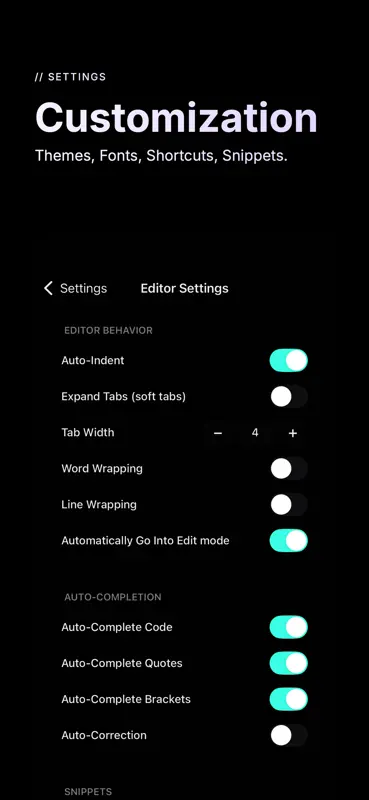 Buffer Editor - Code Editor screenshot 6 of 6