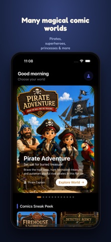 Storyarium: Comics & Stories iPhone screenshot