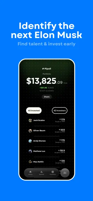 Pipoll: Invest in Humans screenshot 3