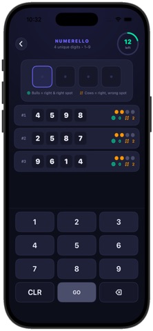 Numerello iPhone screenshot