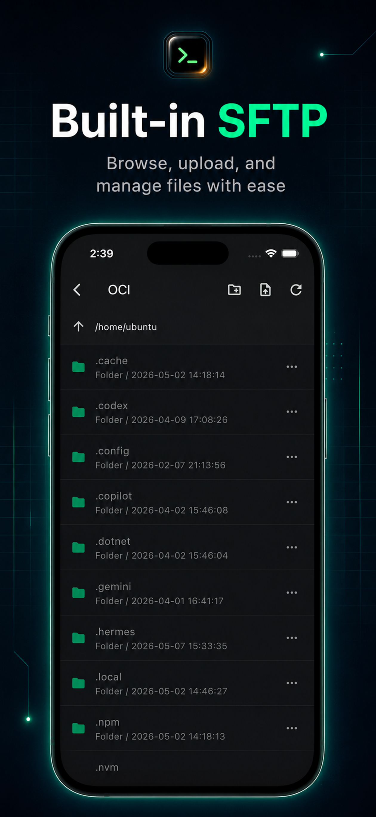 Pocket Shell - SSH client