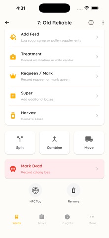 Keeper — Beekeeping Tracker Screenshot 6 of 8