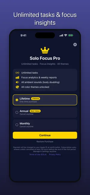 Solo Focus: ADHD Task Timer screenshot 4