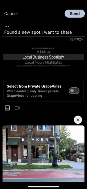GrapeVine Social screenshot 4